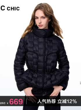 LINCCHIC金羽杰春季新款羽绒服超轻芭蕾感短款轻薄羽绒服外套1306