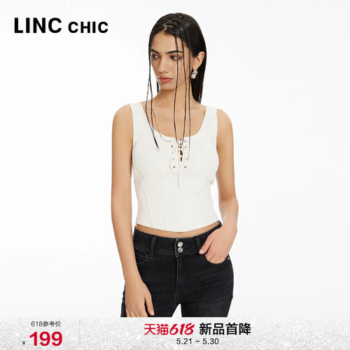 工装感绑带设计吊带背心