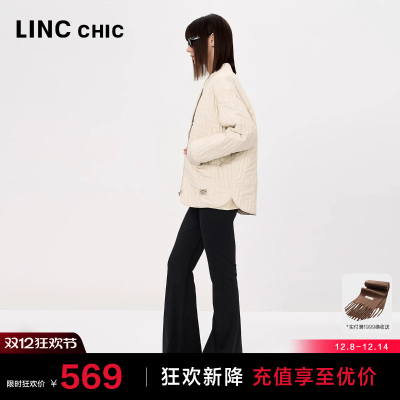 LINC重工绗缝轻薄羽绒外套