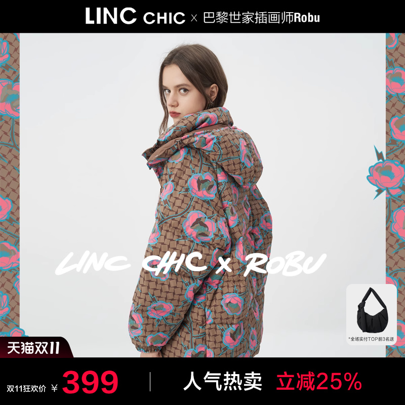 LINC设计师联名中长款羽绒服
