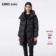冬新款 LINC金羽杰中长款 羽绒服女款 解构设计云朵泡芙羽绒服6322Y