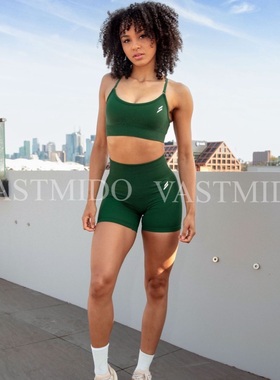 DYE新色细带美背文胸高腰收腹显臀运动瑜伽三分外穿紧身健身裤