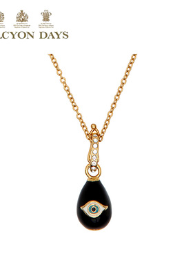 Halcyon Days恶魔之眼吊坠轻奢简约大气百搭高级感挂坠送女友礼物