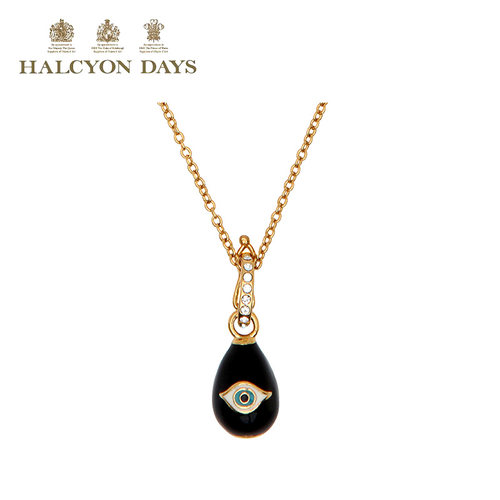 Halcyon Days恶魔之眼吊坠轻奢简约大气百搭高级感挂坠送女友礼物