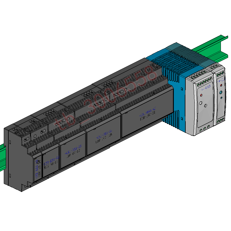 EPLAN明纬小尺寸开关电源MDR DRA HDR部件库edz文件原理图 2D3D宏-封面