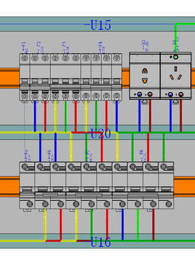 EPLAN施耐德空开断路器IC65NC120H原理图2D3D宏edz部件库元件软件