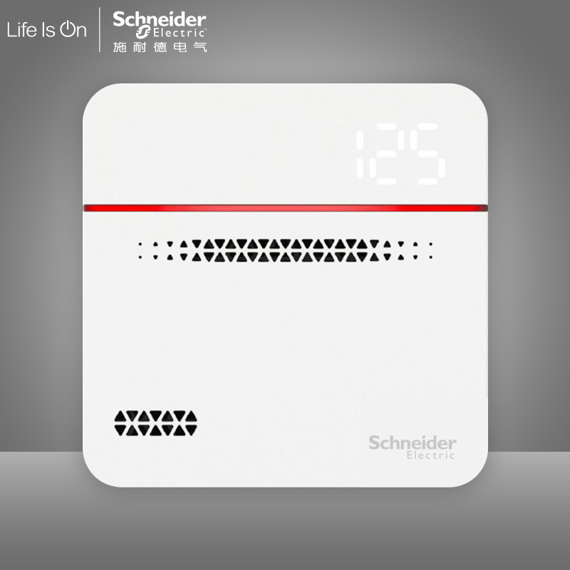 施耐德电气 家用空气质量检测仪PM2.5空气颗粒测试仪绎尚