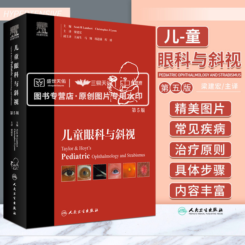 儿童眼科与斜视 第5版 第五版 梁建宏 青少年眼科学儿科眼科技术VEGF治疗OCT应用微创斜视手术视力筛查技术屈光矫正小儿眼科