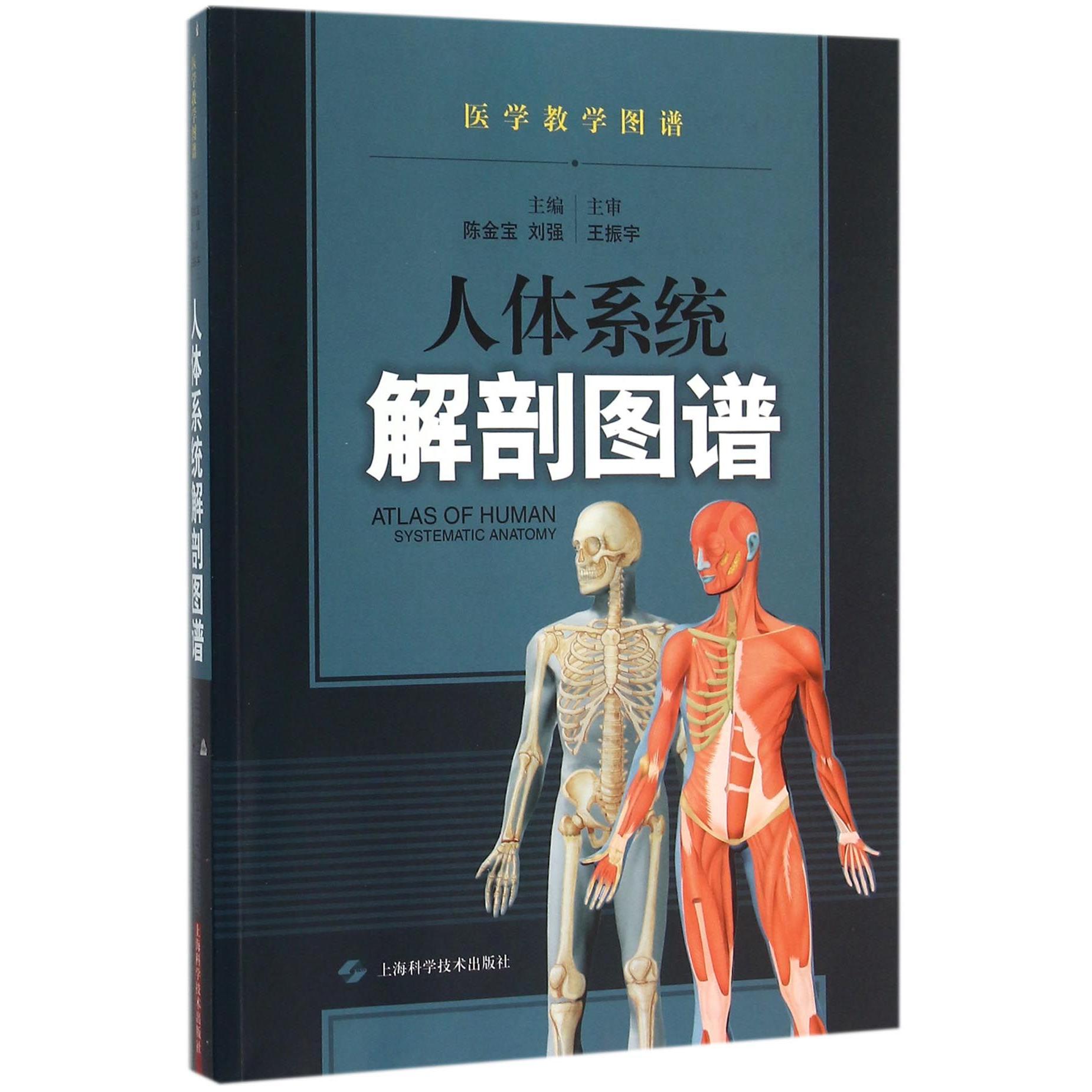 asy 人体系统解剖图谱/医学教学图谱 编者:陈金宝//刘强 9787547826737 上海科技