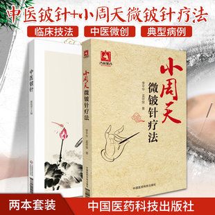 中医铍针+小周天微铍针疗法 两本套装 古代铍针疗法的历史源流 治病机制及功用 小周天疗法的诊断及治疗 中国医药科技出版社