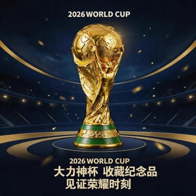 2026美加墨大力神杯世界杯奖杯