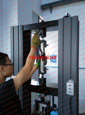 新款纵驰测控钢管扣件拉伸试验夹具_Φ48.3金属管拉伸试验辅具