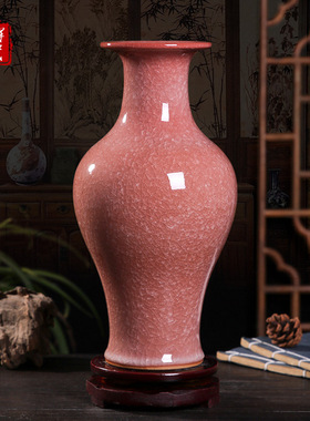 景德镇陶瓷花瓶客厅电视柜简约工艺品摆件新中式家居装饰品瓷器