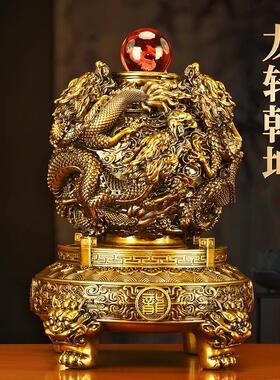 龙转乾坤摆件时来运转招财客厅玄公司店铺办公室乔迁开业礼物礼品