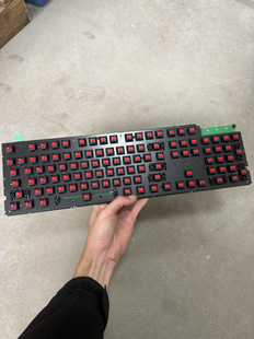 研究 品牌机械键盘主板 Diy 不包好坏 104键樱桃红粥组合轴