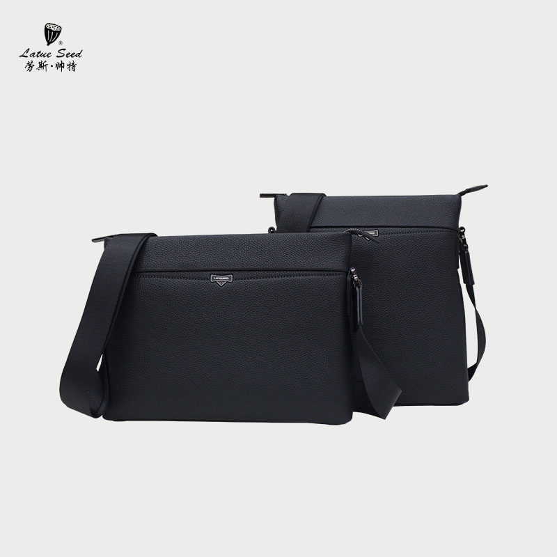 劳斯帅特单肩包男大容量斜挎包新款真皮背包男士休闲商务挎包小包