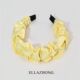 多巴胺小鸡黄色发饰增颅顶优雅法式 复古发箍头箍气质小众原创发卡