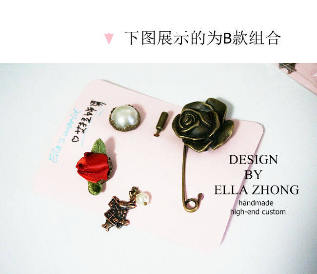 Broche femme ELLA ZHONG en Matériau mixte - Ref 1176730 Image 4