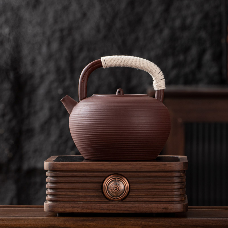茗亮煮茶陶壶红泥电陶炉茶壶烧水