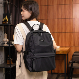 时尚百搭防水牛津布双肩包女大容量旅行背包休闲学生书包电脑包潮