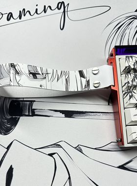 77gaming冲田总司客制化美加狮飘带wootingATK68键盘飘带装饰挂件