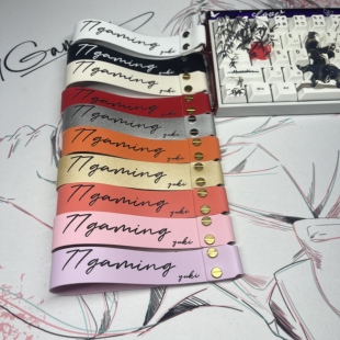 个性 美加狮 mu68 迈从 签名客制化键盘通用飘带挂件小蜜蜂wooting