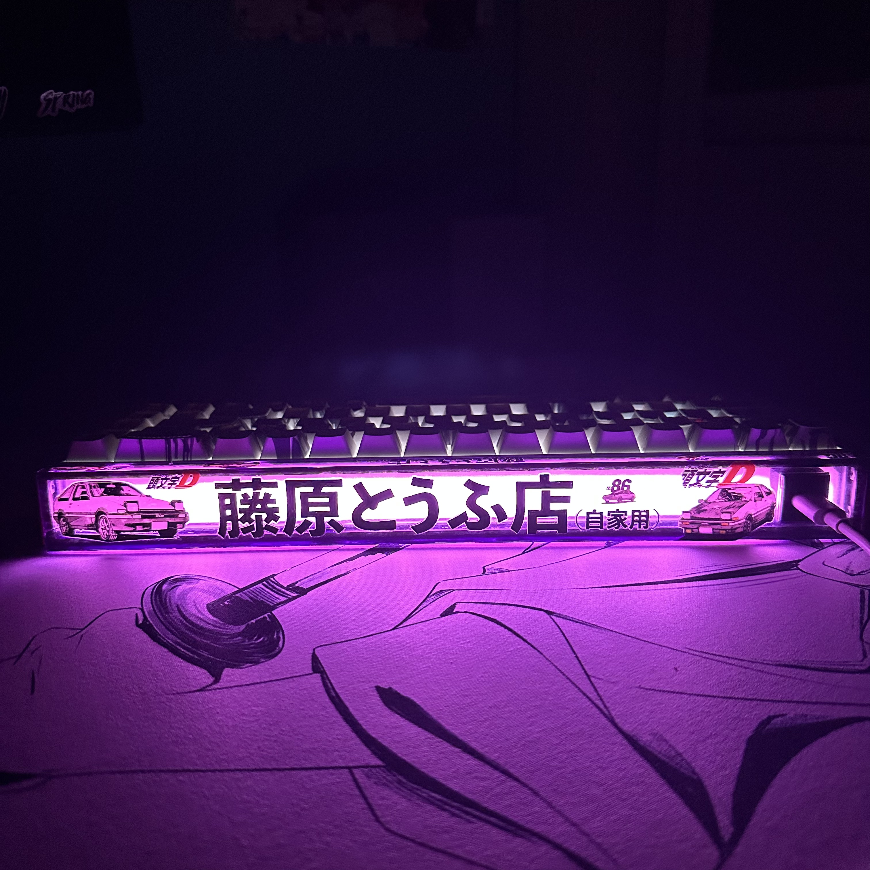 藤原豆腐店Made68二次元灯箱贴纸Made68ultramade68pro灯罩贴