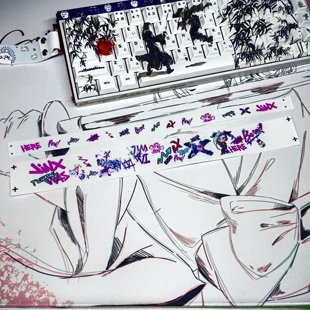 金克丝小蜜蜂 Made68/pro/ultra/pro+/u系列二次元灯箱灯罩贴纸