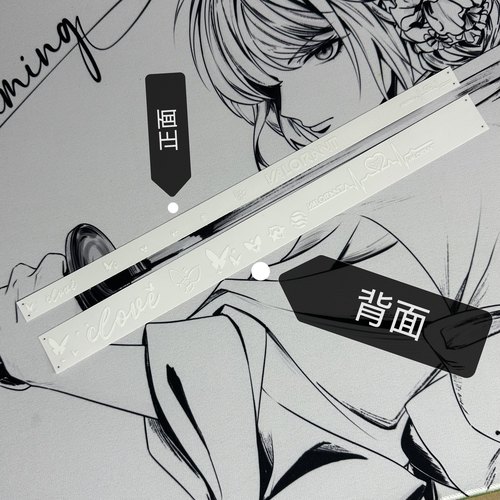 适用美加狮Nano68暮蝶灯箱贴纸二次元电竞游戏键盘灯罩装饰贴纸