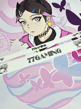 77gaming狼珠hero68系列灯箱贴纸二次元电竞游戏键盘灯罩贴纸