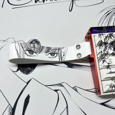 玛奇玛键盘飘带潮牌diy创意个性简约美加狮狼珠wooting装饰挂件