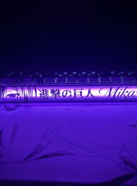 进击的巨人MADE68/pro/ultra灯箱贴纸MelGeek蜜氪小蜜蜂灯罩贴纸