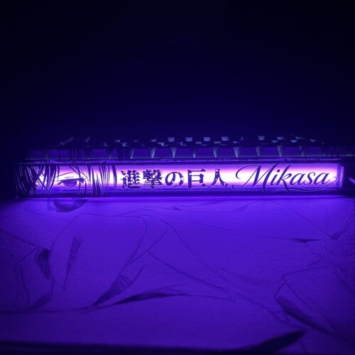 进击的巨人MADE68/pro/ultra灯箱贴纸MelGeek蜜氪小蜜蜂灯罩贴纸