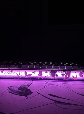 暮蝶4小蜜蜂键盘Made68/pro/ultra/pro+/u系列二次元灯箱灯罩贴纸