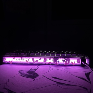 暮蝶4小蜜蜂键盘Made68/pro/ultra/pro+/u系列二次元灯箱灯罩贴纸