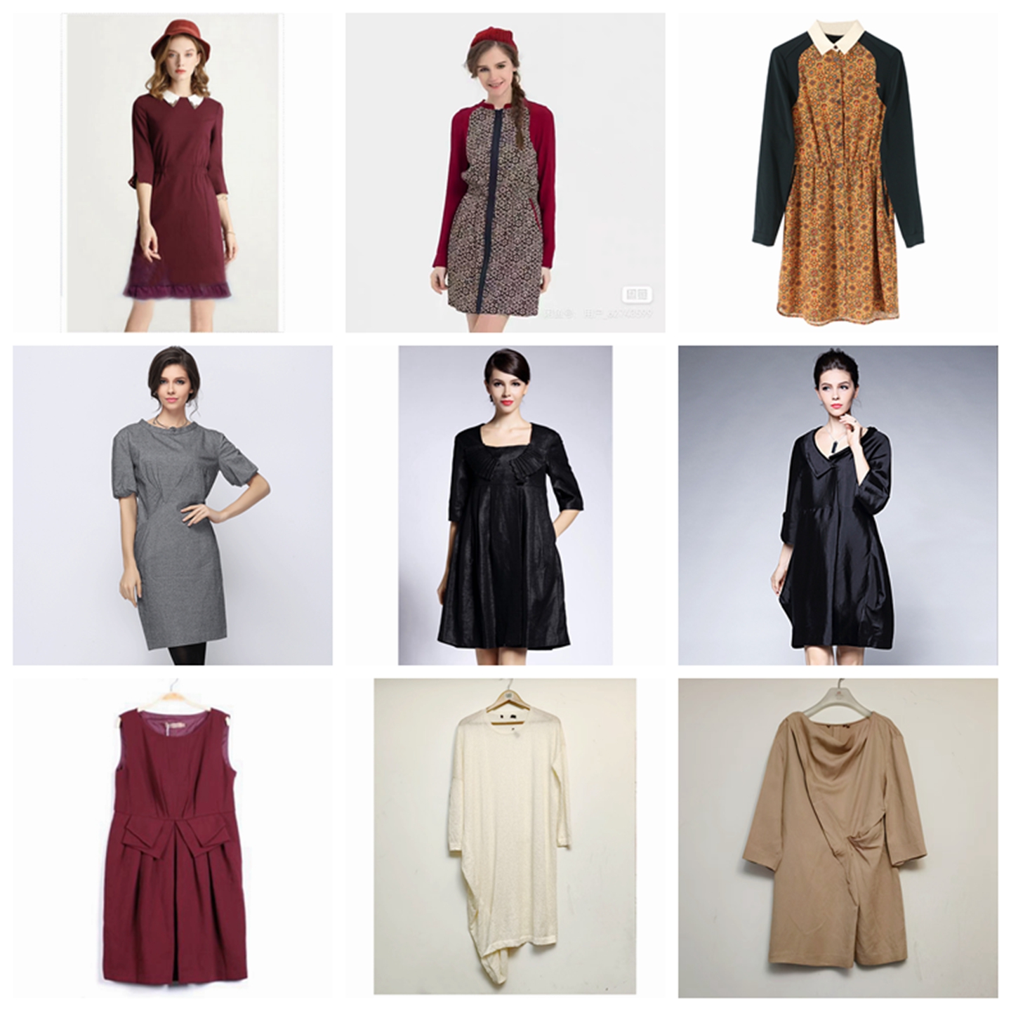 特价品牌撤柜玛丝/玛素长袖连衣裙L蕾丝女2025春秋夏黑蓝灰橘红绿