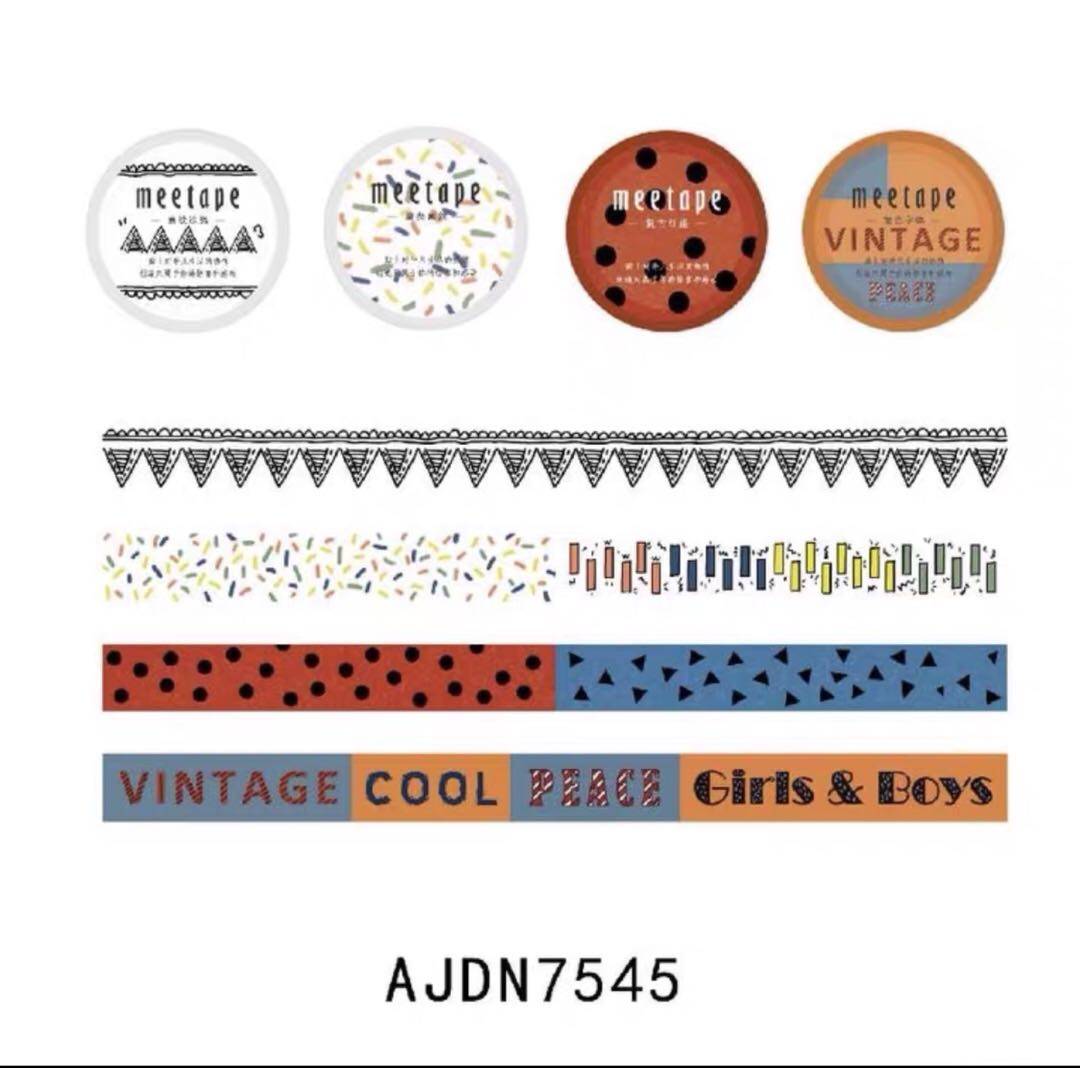 包邮晨光meetapeN7545拼趣素纹涂鸦胶带手帐相册DIY手撕和纸胶带,文具电教/文化用品/商务用品,和纸胶带,淘宝优惠券,粉丝福利购,淘宝优惠卷