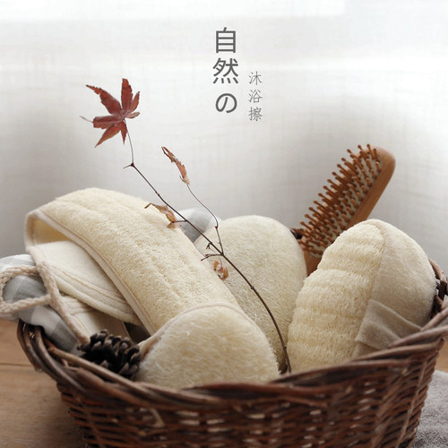 日式自然丝瓜络沐浴擦spa专用