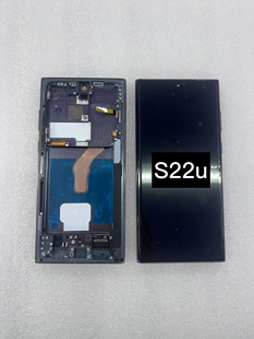 适用于S22 Ultra屏幕总成S908内外显示带框屏