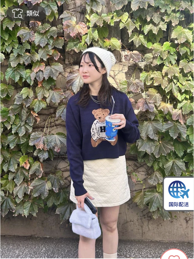 新款xs女装现小崔套头圆领