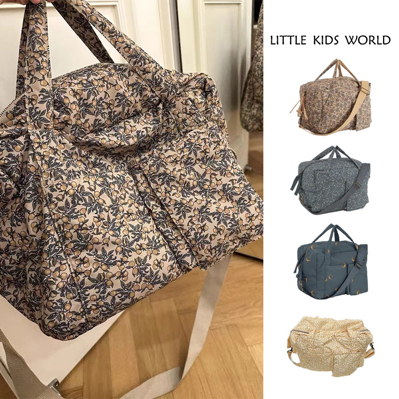 丹麦KS同款超大容量单肩斜跨妈咪包防水多隔层多功能孕妈包手提包