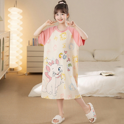 女童睡裙家居服甜美可爱纯棉