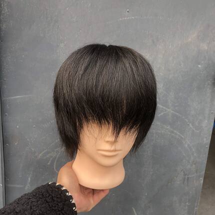 男士短发头模全真发头模烫染漂公仔头锡纸烫学徒修剪理发店造型