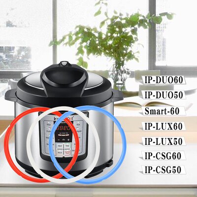 适用 instant pot 欧美电压力锅 配件 高压锅  密封圈 3 6 8QT