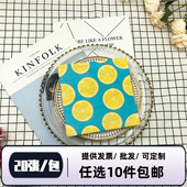 印花餐巾纸清新柠檬彩色纸巾酒店婚礼西餐厅餐垫纸加大加厚方巾纸