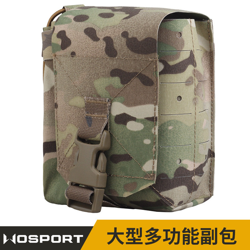 户外大型多功能副包 军迷附带电台侧包 molle挂载 战术拓展附件包图片