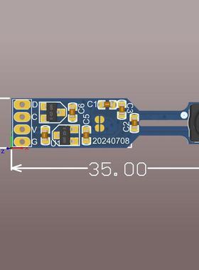 高精SHT40SHT41SHT45温湿度传感modbus温湿度模组RS485温湿度模组