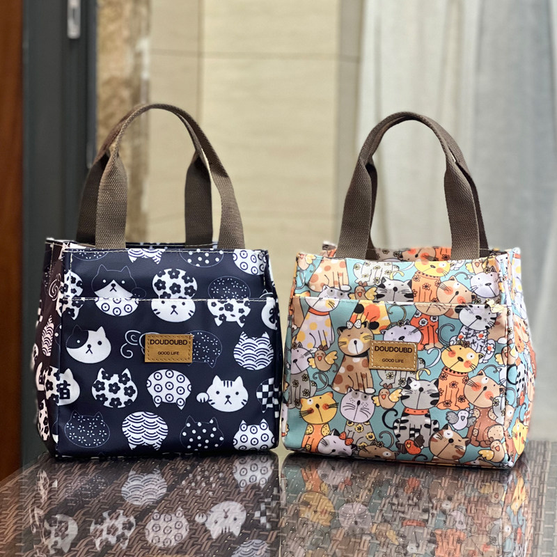 儿童保温饭盒袋学生时尚便当包锡箔带饭手提包隔热上班族加厚饭兜,收纳整理,饭盒袋,淘宝优惠券,粉丝福利购,淘宝优惠卷