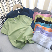 t恤纯棉半袖 女童t恤男童短袖 童装 A类儿童短袖 日系打底短袖 乖纯潮