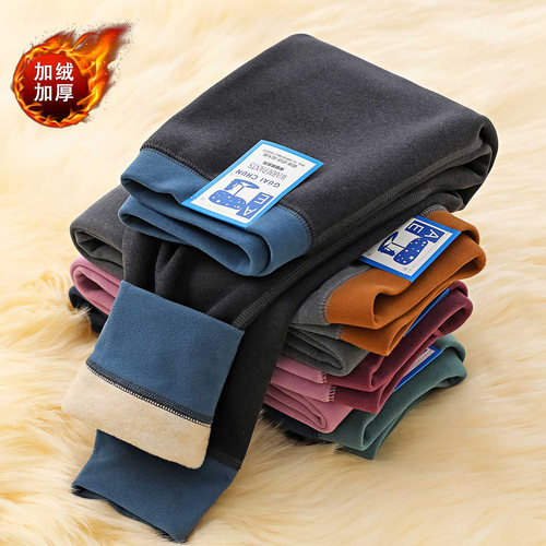 儿童校服神器加绒加厚保暖裤